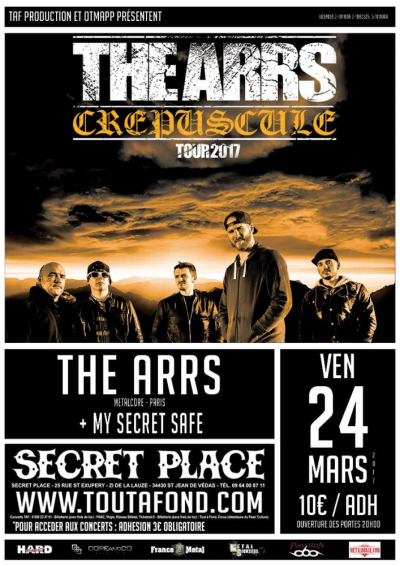 image article THE ARRS en concert à Montpellier : Dernière tournée !