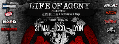 image article [ CONCOURS ] Gagne ta place pour le concert de LIFE OF AGONY au CCO à Lyon, le 31 mai