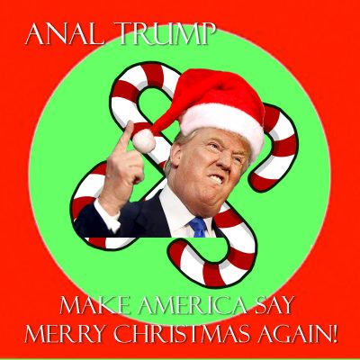 image article ANAL TRUMP s'invite sous le sapin avec "Make America Say Merry Christmas Again!"