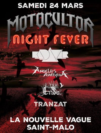 image article ENDE ( Black Metal / France ) s'ajoute à l'affiche de la MOTOCULTOR NIGHT FEVER !!