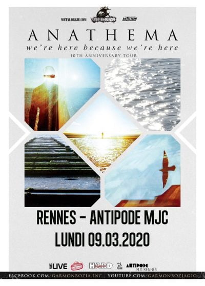 image article ANATHEMA annonce une tournée pour le 10ème anniversaire de "We're Here Because We're Here" dont deux dates françaises !