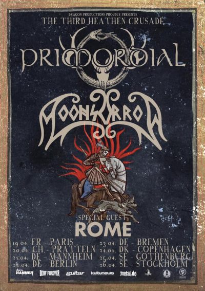 image article PRIMORDIAL et MOONSORROW annoncent une tournée européenne commune pour 2020 !
