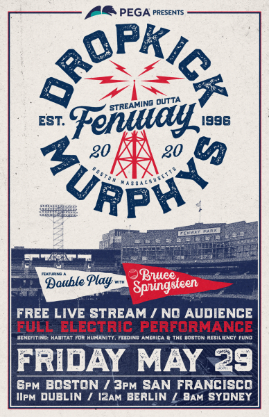 image article DROPKICK MURPHYS en concert vendredi prochain avec BRUCE SPRINGSTEEN en special guest !!