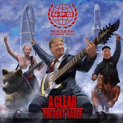 image article Le NUCLEAR POWER TRIO ( réunissant Trump, Poutine et Kim Jong Un ) annonce un nouvel EP !