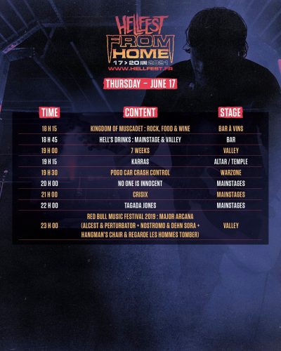 image article HELLFEST FROM HOME : Le programme complet dévoilé !