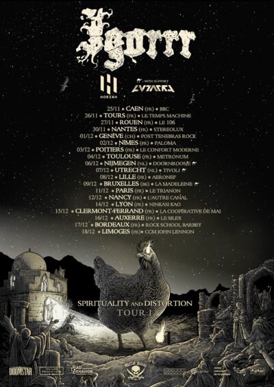 image article IGORRR annonce une tournée pour cet hiver avec HORSKH et AUTARKH !!