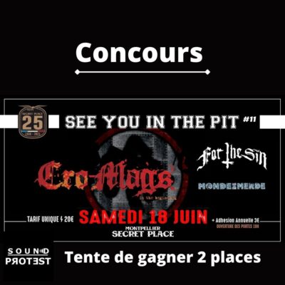 image article CONCOURS Gagne ta place pour CRO-MAGS à Montpellier !