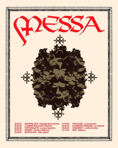 image article MESSA annonce une mini-tournée européenne pour septembre et dévoile une vidéo live pour "Suspended"
