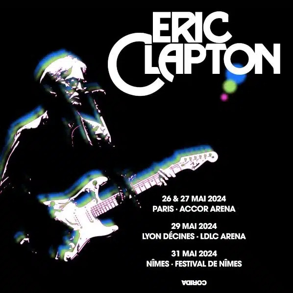 image article ERIC CLAPTON la légende du Blues fait son grand retour en France pour une série de concerts