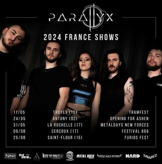 image article PARALLYX Prochains concerts du groupe metalcore franco-marocain de Paris